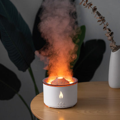 Two-Color Spray Round Volcano Humidifier