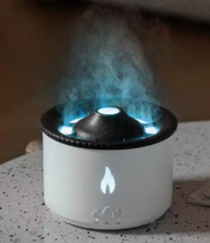 Two-Color Spray Round Volcano Humidifier