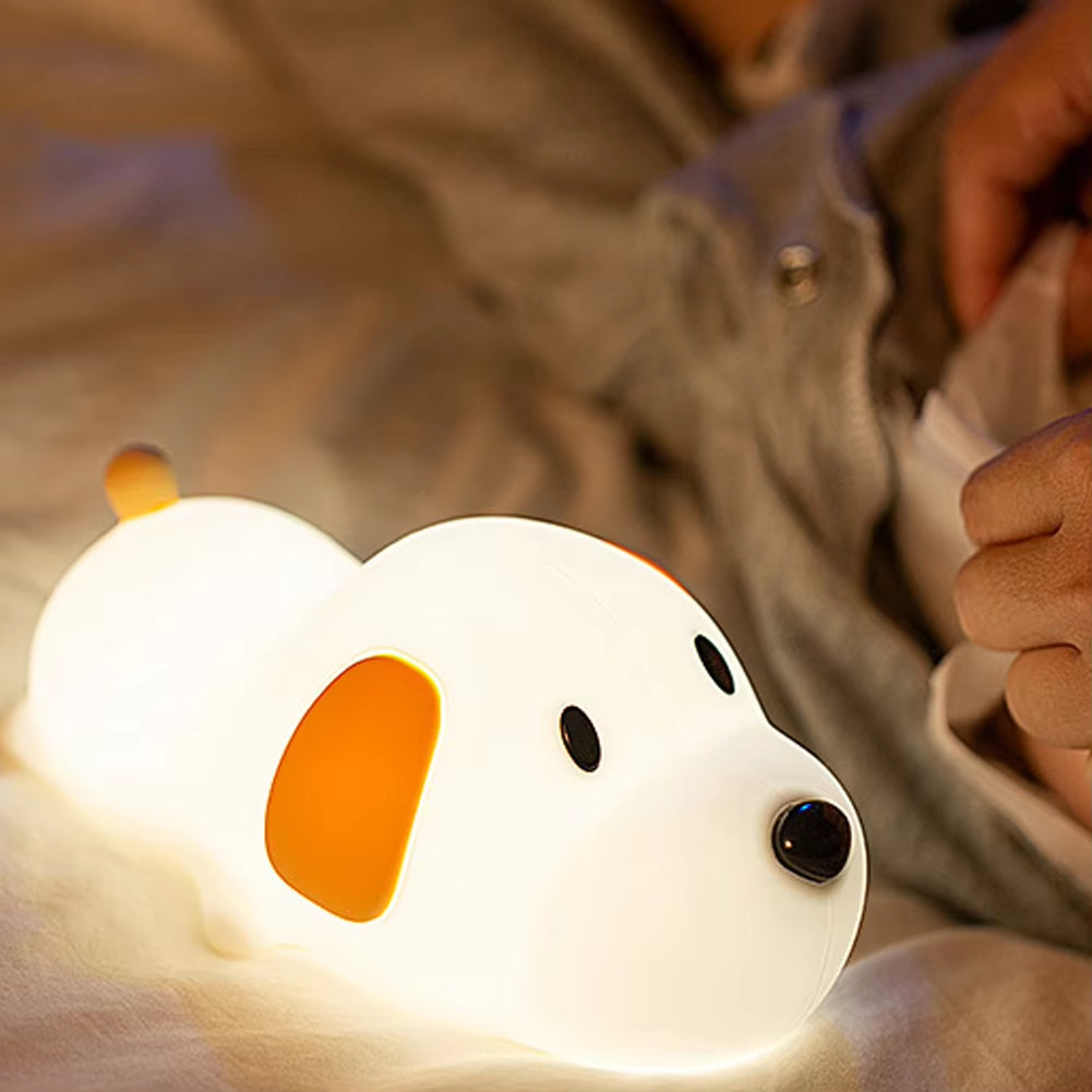 Puppy Silicone Bedroom Lamp 