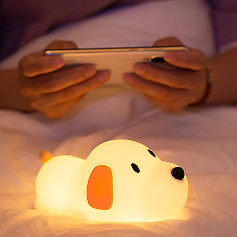 Puppy Silicone Bedroom Lamp 