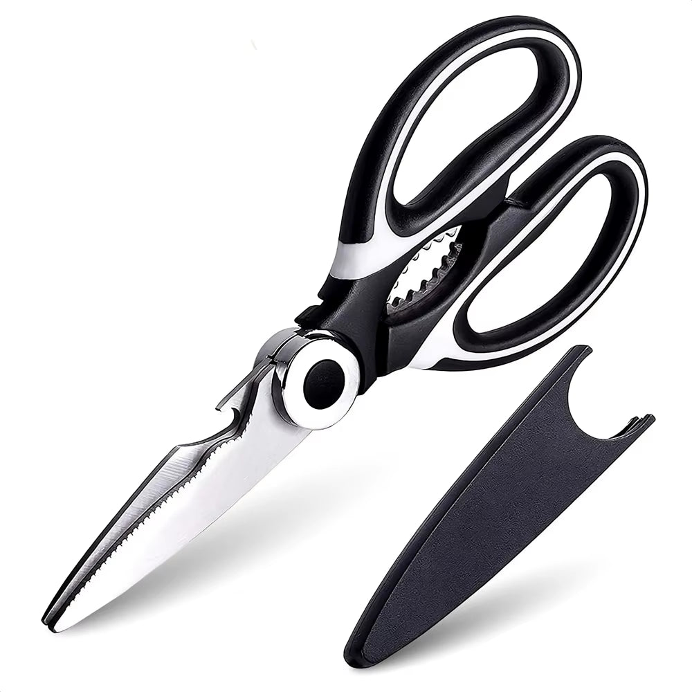  Kitchen Shears with Cover Scissors 