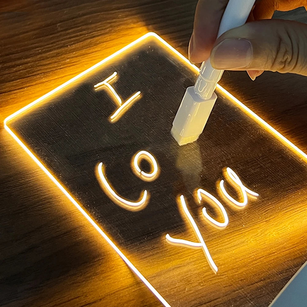 Note Board Bedroom Creative Led Night Light