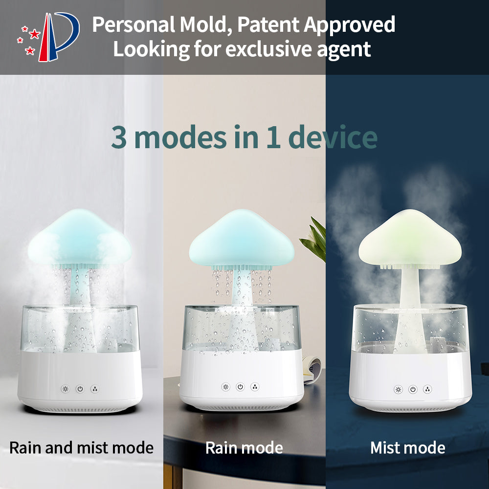 Rain Bedroom Mushroom Humidifier