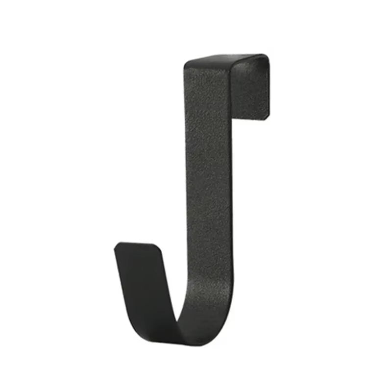 2Pcs S-Shaped Metal Hook For Bathroom, Kitchen Or Bedroom Doors