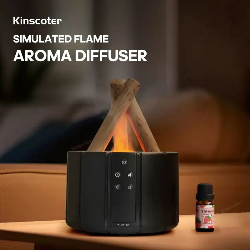 Simulated Flame Aroma Diffuser