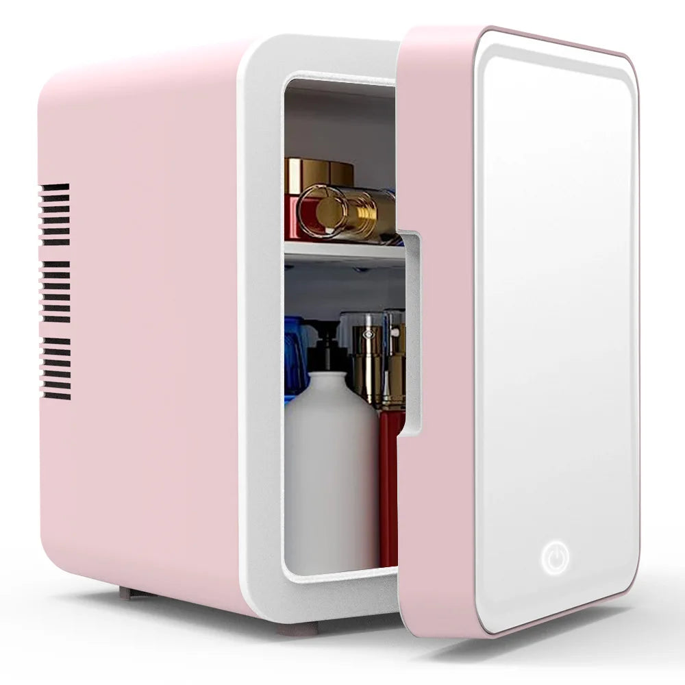 Portable Mini Fridge For Cosmetics Or Snacks, Perfect For Bedroom Or Bathroom