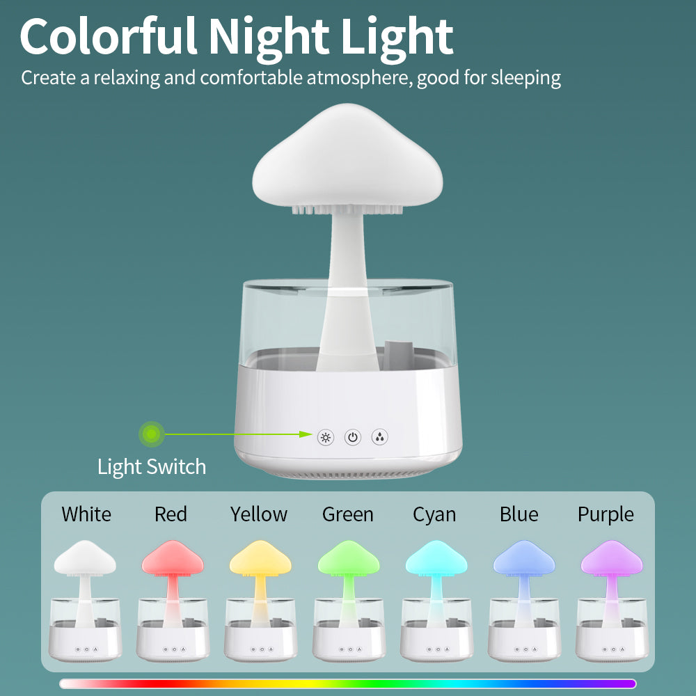 Rain Bedroom Mushroom Humidifier